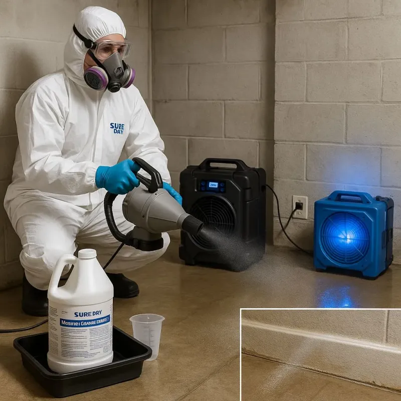 Sanitization and Odor Removal process in Pumpkin Center, NC